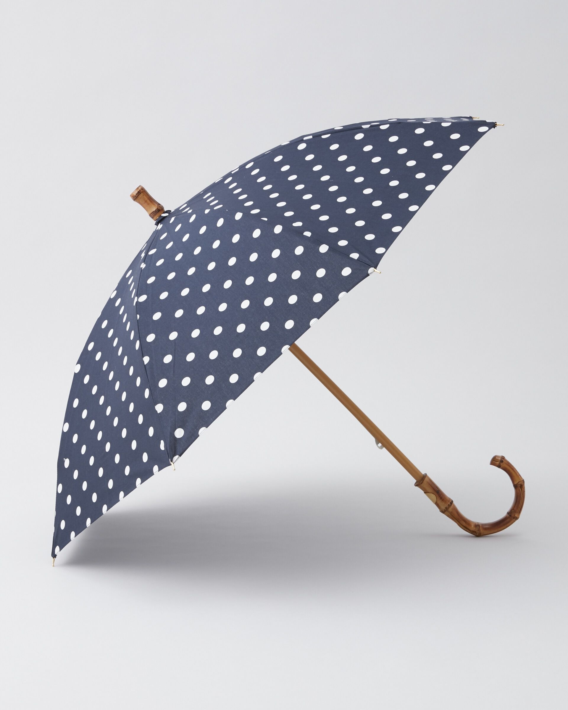 Traditional Weatherwear「UMBRELLA BAMBOO」|傘|ﾈｲﾋﾞｰﾋﾞｯｸﾞﾄﾞｯﾄ