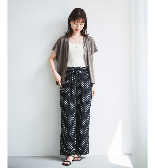  「リブニットキャミソール」|キャミソール|