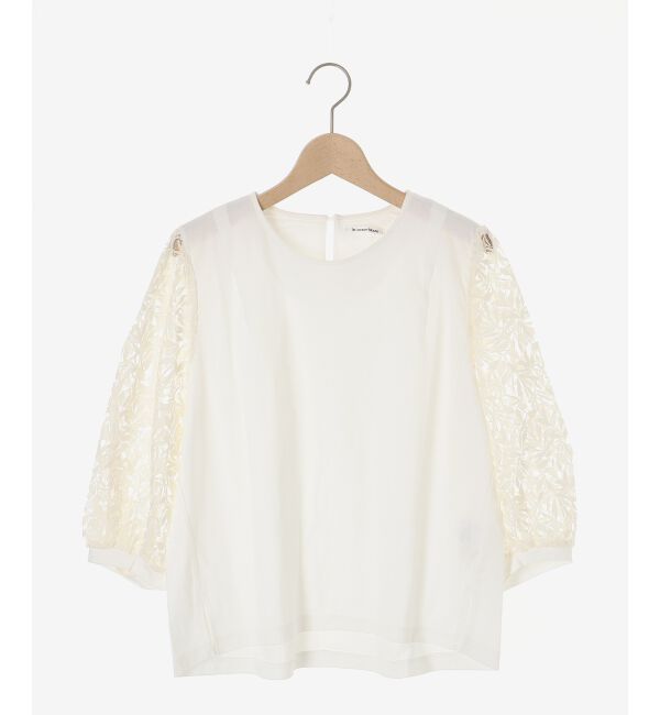  「《手洗い可能》シアーレースキリカエプルオーバー」|Tシャツ・カットソー|