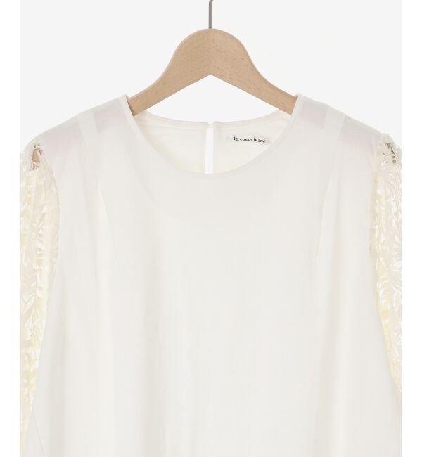  「《手洗い可能》シアーレースキリカエプルオーバー」|Tシャツ・カットソー|