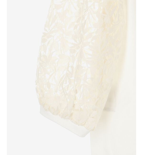  「《手洗い可能》シアーレースキリカエプルオーバー」|Tシャツ・カットソー|