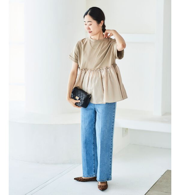 le.coeur blanc「セミフレアデニム」|デニム|