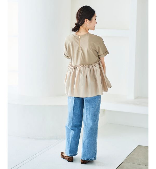 le.coeur blanc「セミフレアデニム」|デニム|