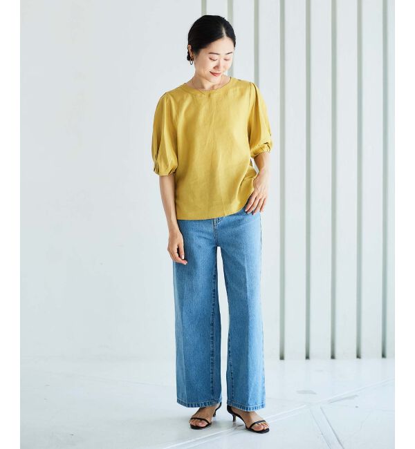 le.coeur blanc「セミフレアデニム」|デニム|