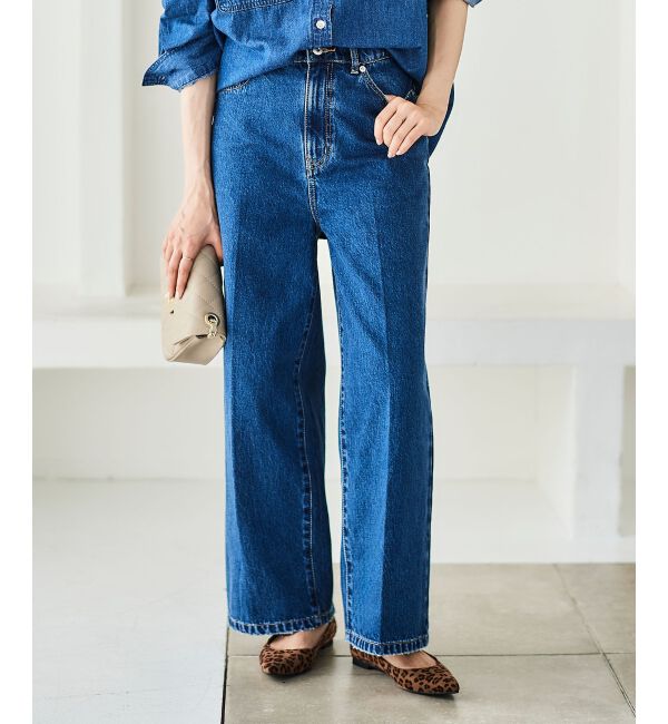 le.coeur blanc「セミフレアデニム」|デニム|