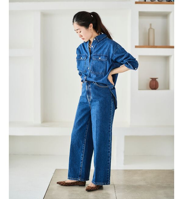 le.coeur blanc「セミフレアデニム」|デニム|