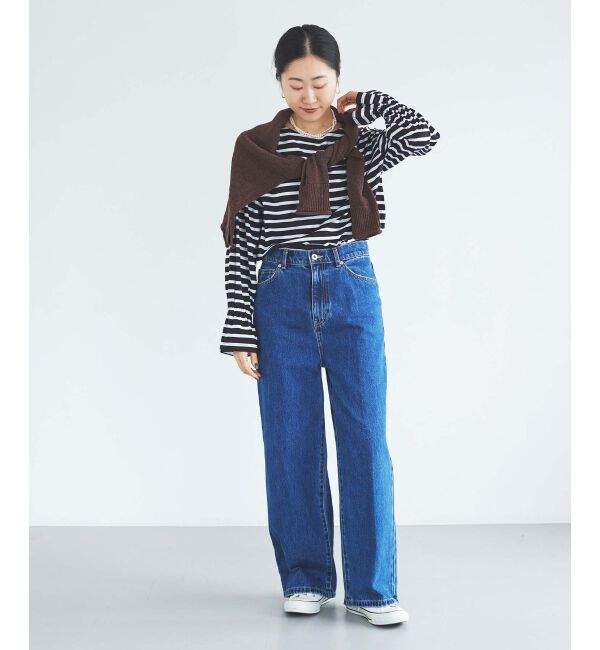 le.coeur blanc「セミフレアデニム」|デニム|