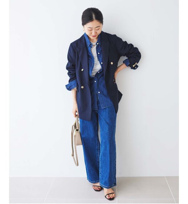 le.coeur blanc「セミフレアデニム」|デニム|