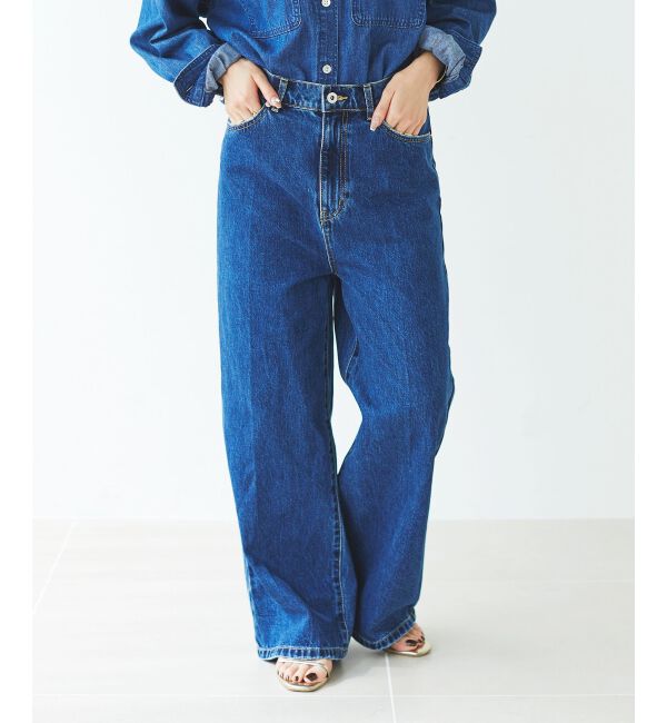 le.coeur blanc「セミフレアデニム」|デニム|