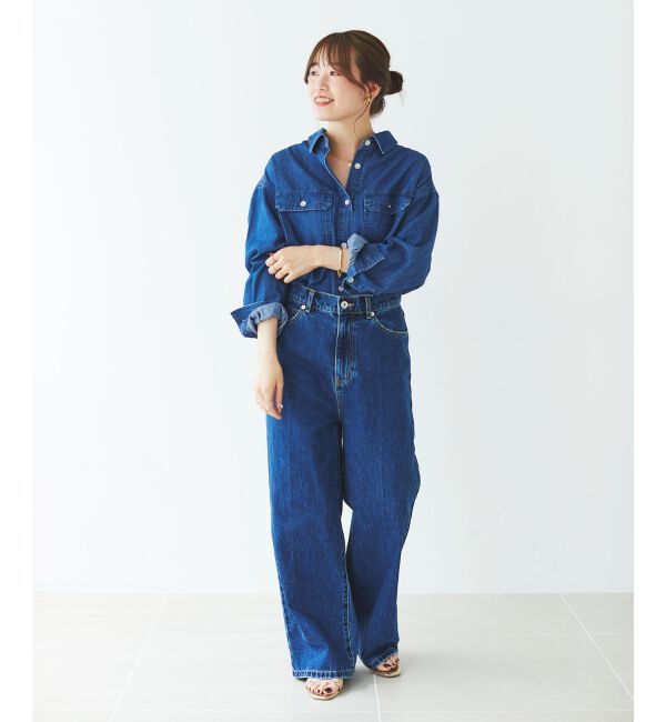 le.coeur blanc「セミフレアデニム」|デニム|