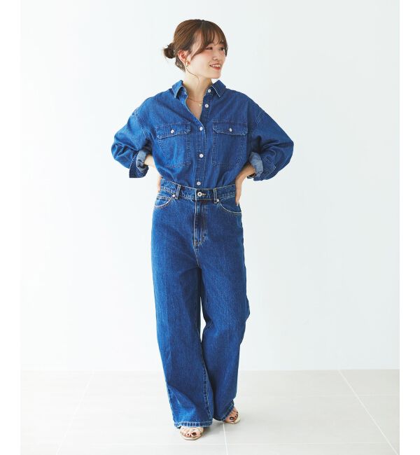 le.coeur blanc「セミフレアデニム」|デニム|