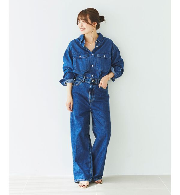 le.coeur blanc「セミフレアデニム」|デニム|