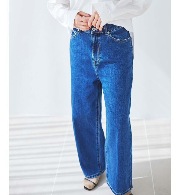 le.coeur blanc「セミフレアデニム」|デニム|