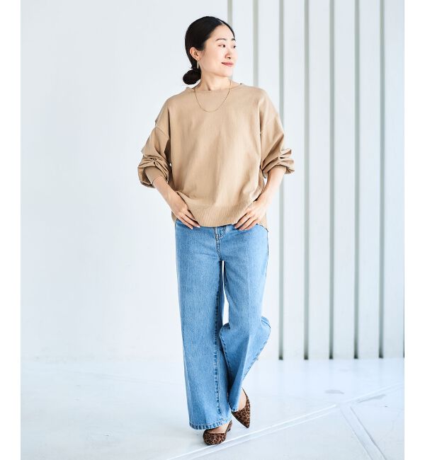 le.coeur blanc「セミフレアデニム」|デニム|