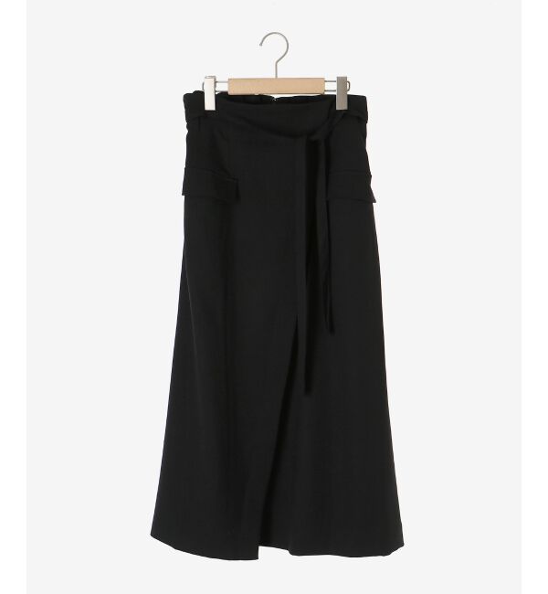 le.coeur blanc「《手洗い可能》ラップライクフレアスカート」|スカート|