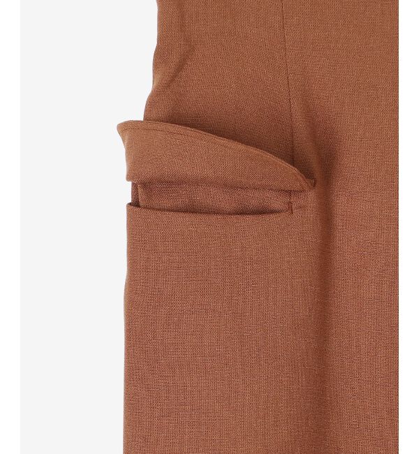 le.coeur blanc「《手洗い可能》ラップライクフレアスカート」|スカート|