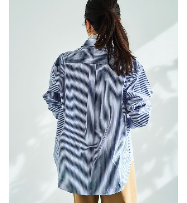 le.coeur blanc「《手洗い可能》ビジューカラーシャツ」|シャツ・ブラウス|