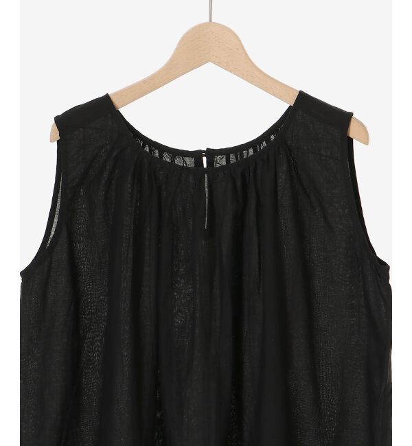  「Fanaka裾レースノースリーブ」|シャツ・ブラウス|