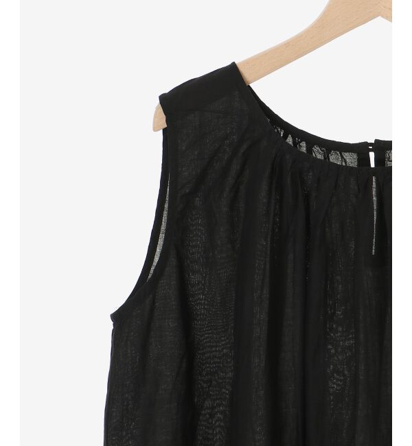  「Fanaka裾レースノースリーブ」|シャツ・ブラウス|