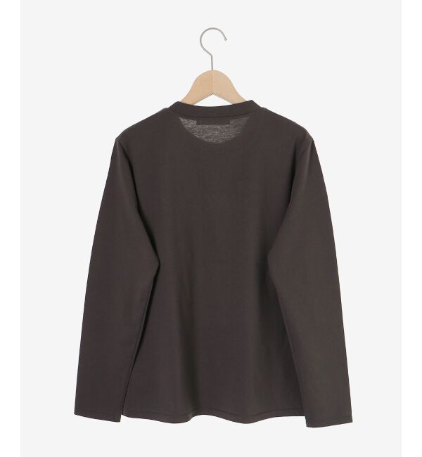 le.coeur blanc「《一部店舗/WEB限定》【vaneum】 サガラ刺繍ロゴロンT」|Tシャツ・カットソー|