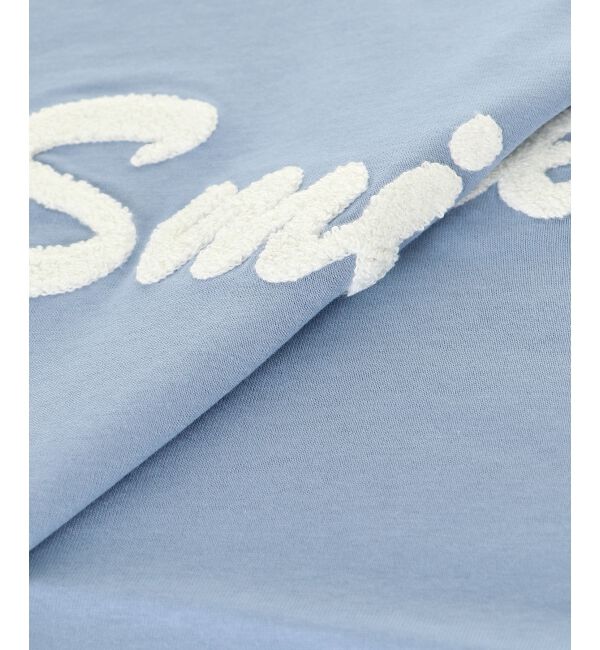 le.coeur blanc「《一部店舗/WEB限定》【vaneum】 サガラ刺繍ロゴロンT」|Tシャツ・カットソー|