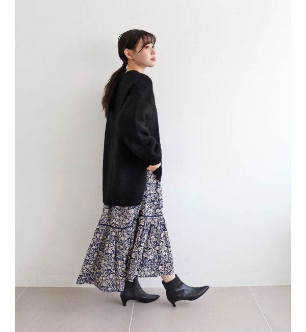  「《WEB限定アイテム》ワイドシルエットクルーネックプルオーバー」|ニット・セーター|