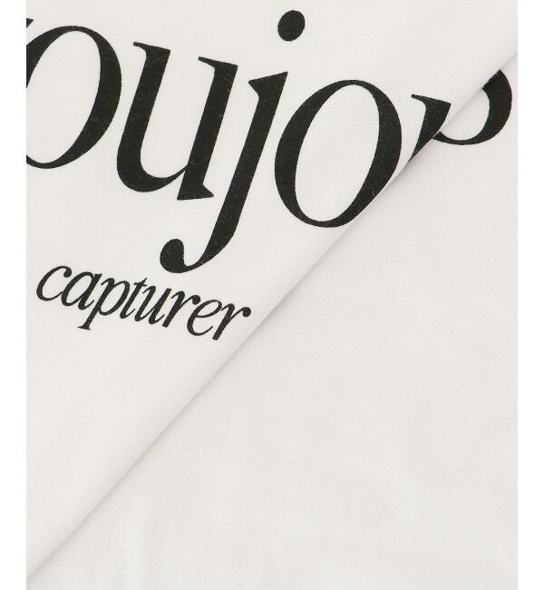  「toujoursロゴプリントフレンチTシャツ」|Tシャツ・カットソー|