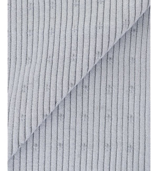  「《WEB限定アイテム》アイレットクルーリブニット」|ニット・セーター|