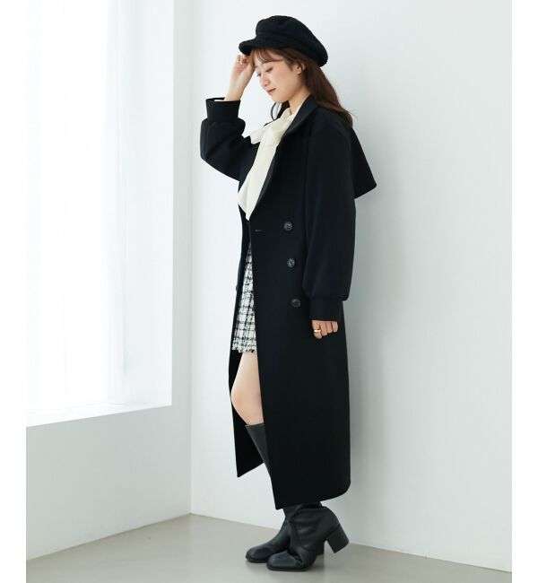 MAJESTICLEGON「バックデザインチェスターコート」|チェスターコート|