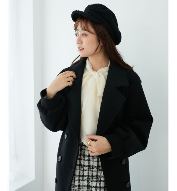 MAJESTICLEGON「バックデザインチェスターコート」|チェスターコート|