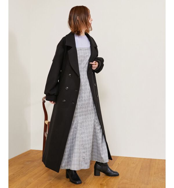 MAJESTICLEGON「バックデザインチェスターコート」|チェスターコート|