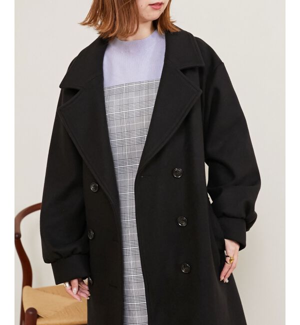 MAJESTICLEGON「バックデザインチェスターコート」|チェスターコート|