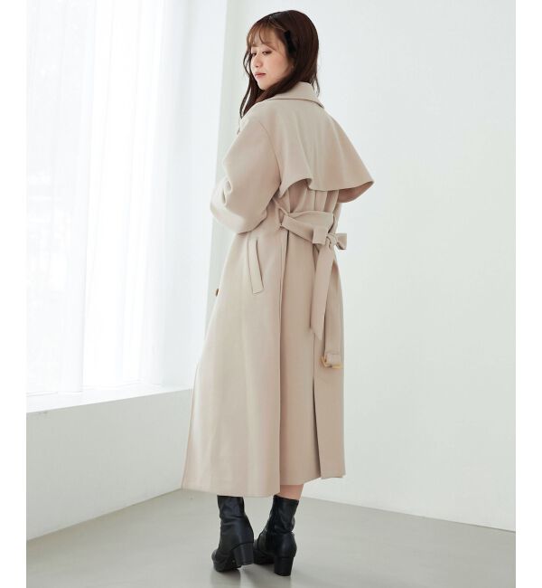 MAJESTICLEGON「バックデザインチェスターコート」|チェスターコート|