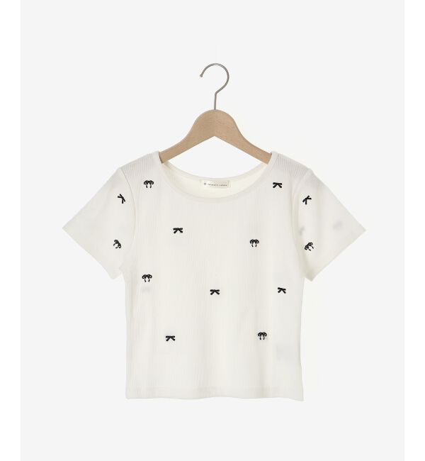 MAJESTICLEGON「ロマンティックエンブロイダリーTシャツ」|Tシャツ・カットソー|