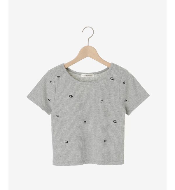 MAJESTICLEGON「ロマンティックエンブロイダリーTシャツ」|Tシャツ・カットソー|