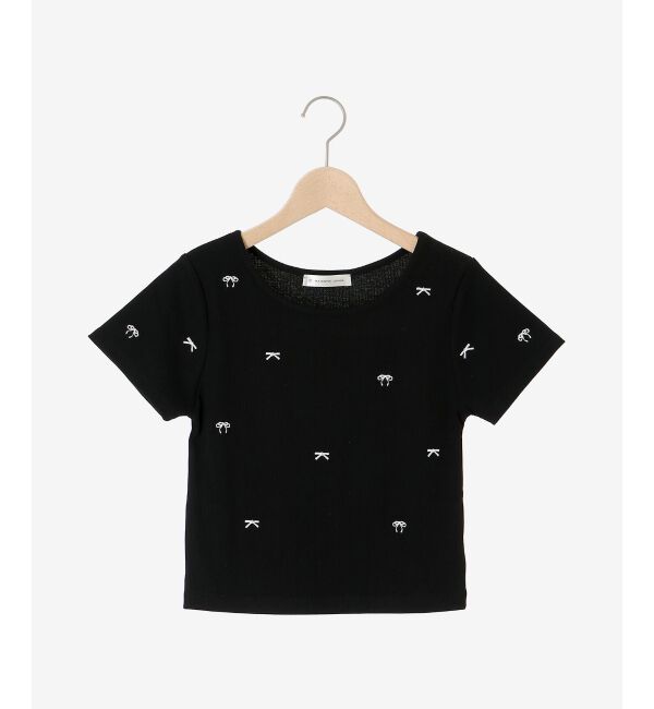 MAJESTICLEGON「ロマンティックエンブロイダリーTシャツ」|Tシャツ・カットソー|