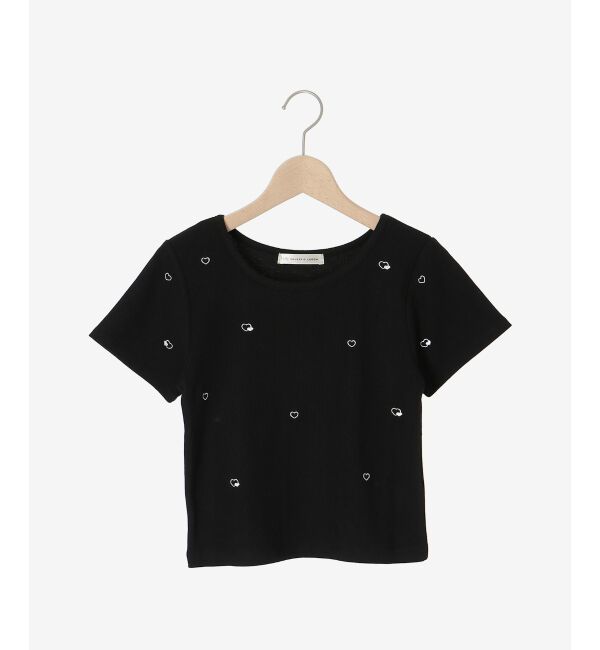 MAJESTICLEGON「ロマンティックエンブロイダリーTシャツ」|Tシャツ・カットソー|