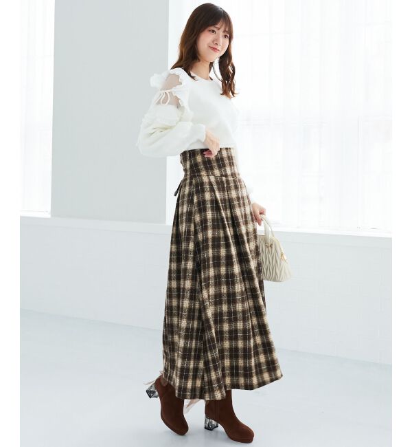 MAJESTICLEGON「プリーツフリルニット」|ニット・セーター|