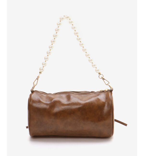 MAJESTICLEGON「パールチェーンセットWリボンバッグ」|ショルダー・メッセンジャー|