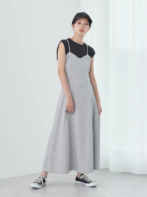 earth music&ecology「スウェットキャミワンピース」|ワンピース|