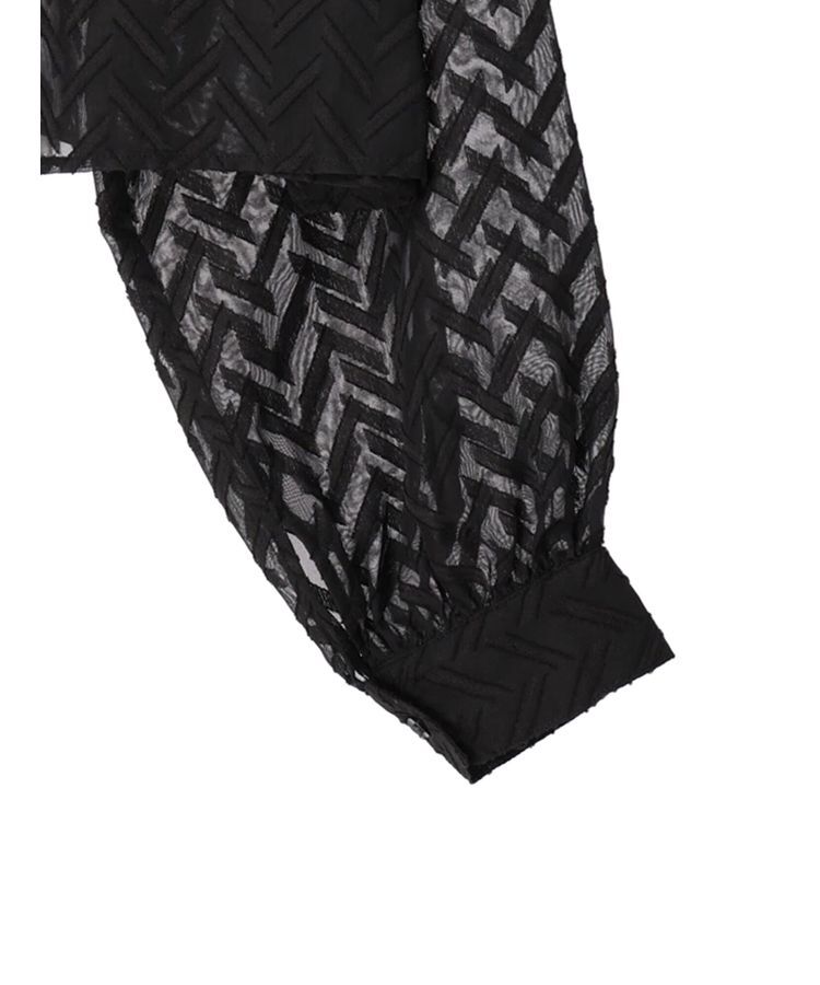 earth music&ecology「ツッキリジャガードショートブラウス」|シャツ・ブラウス|