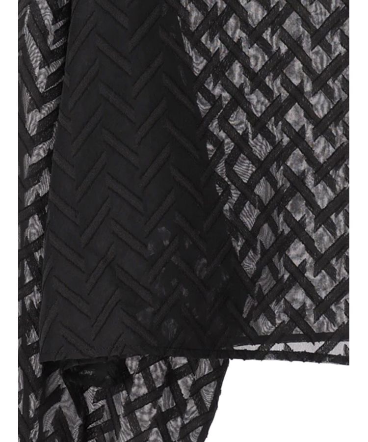 earth music&ecology「ツッキリジャガードショートブラウス」|シャツ・ブラウス|