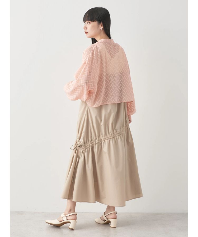 earth music&ecology「ツッキリジャガードショートブラウス」|シャツ・ブラウス|