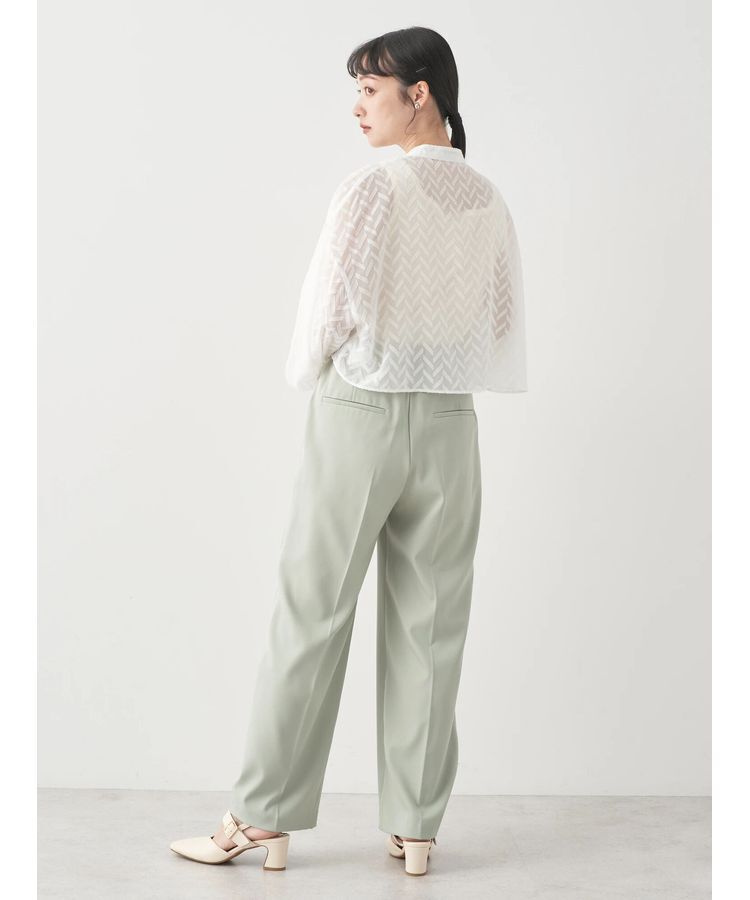 earth music&ecology「ツッキリジャガードショートブラウス」|シャツ・ブラウス|