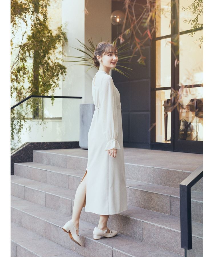 earth music&ecology「シアードットドッキングワンピース」|ワンピース|