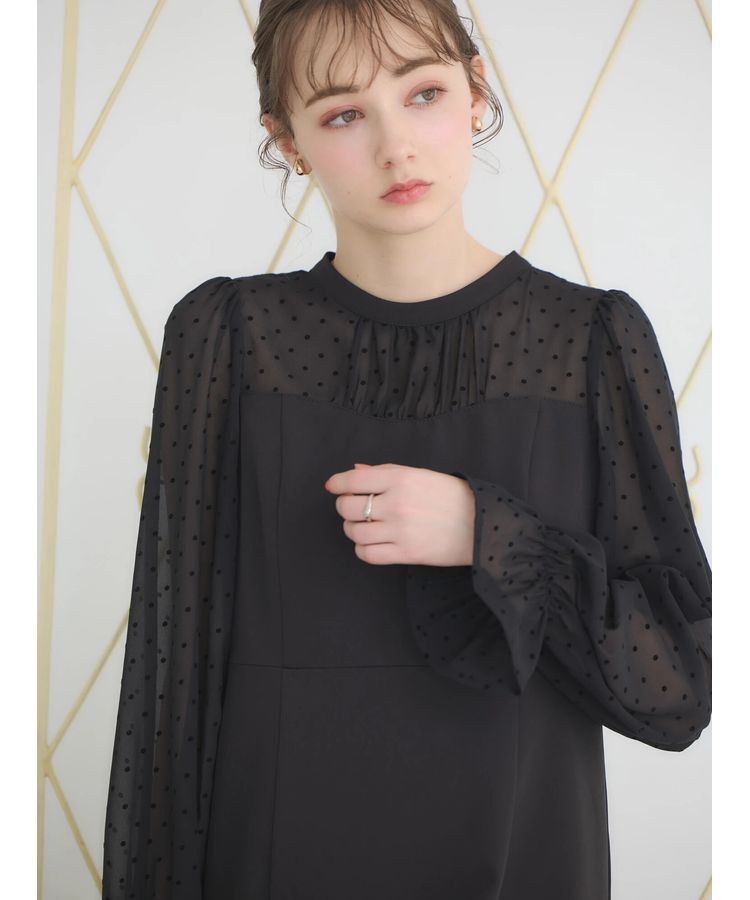 earth music&ecology「シアードットドッキングワンピース」|ワンピース|