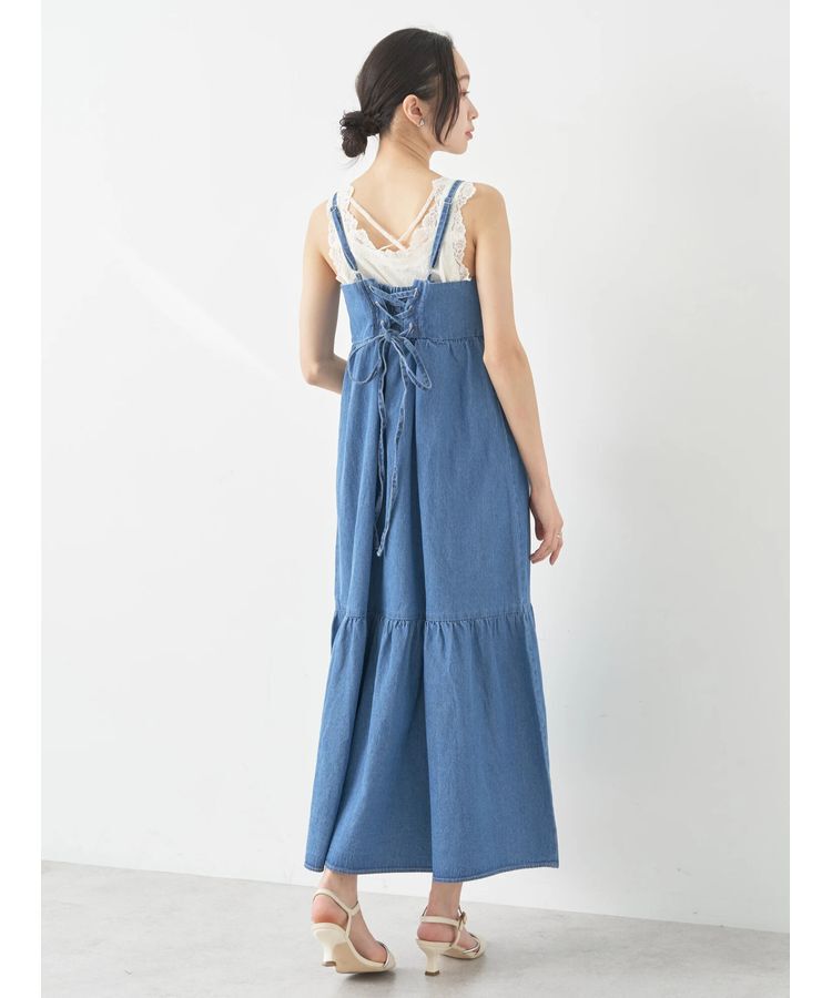 earth music&ecology「総レースキャミソール」|インナー|