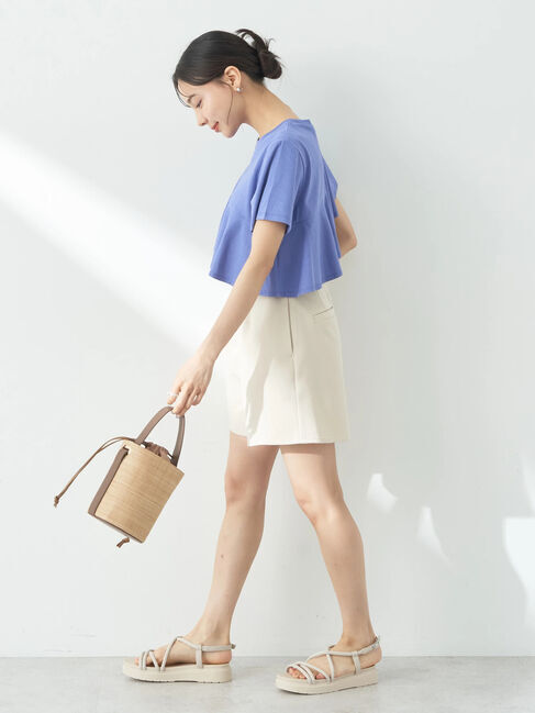 earth music&ecology「フロントフリルプルオーバー」|Tシャツ・カットソー|