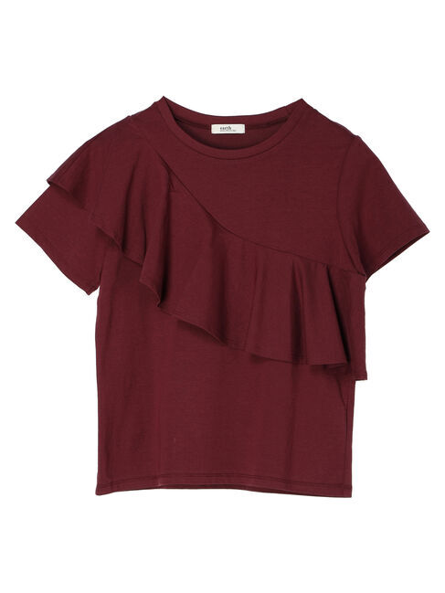 earth music&ecology「フロントフリルプルオーバー」|Tシャツ・カットソー|