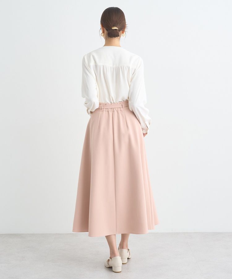 earth music&ecology「ベルト付きアシンメトリースカート」|フレア|